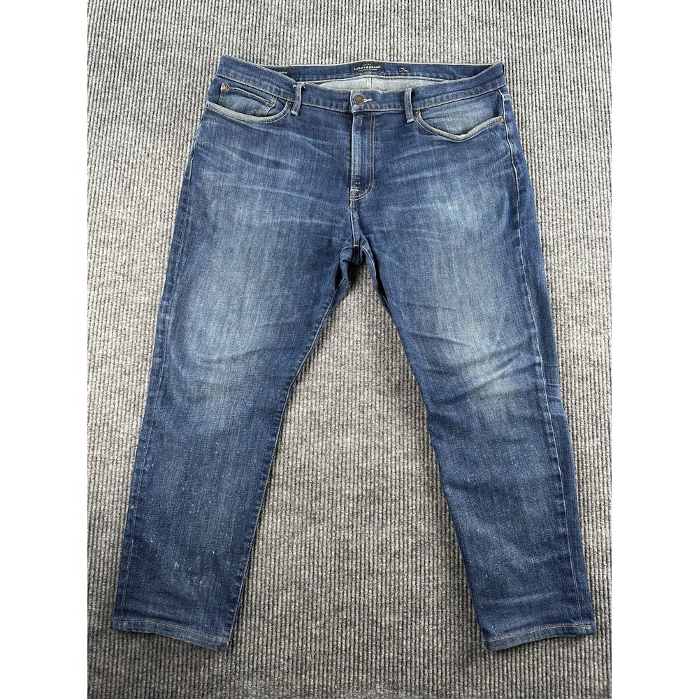 Lucky Brand Jeans Men 40x30 Blue 121 Heritage Slim Medium Wash Stretch Denim